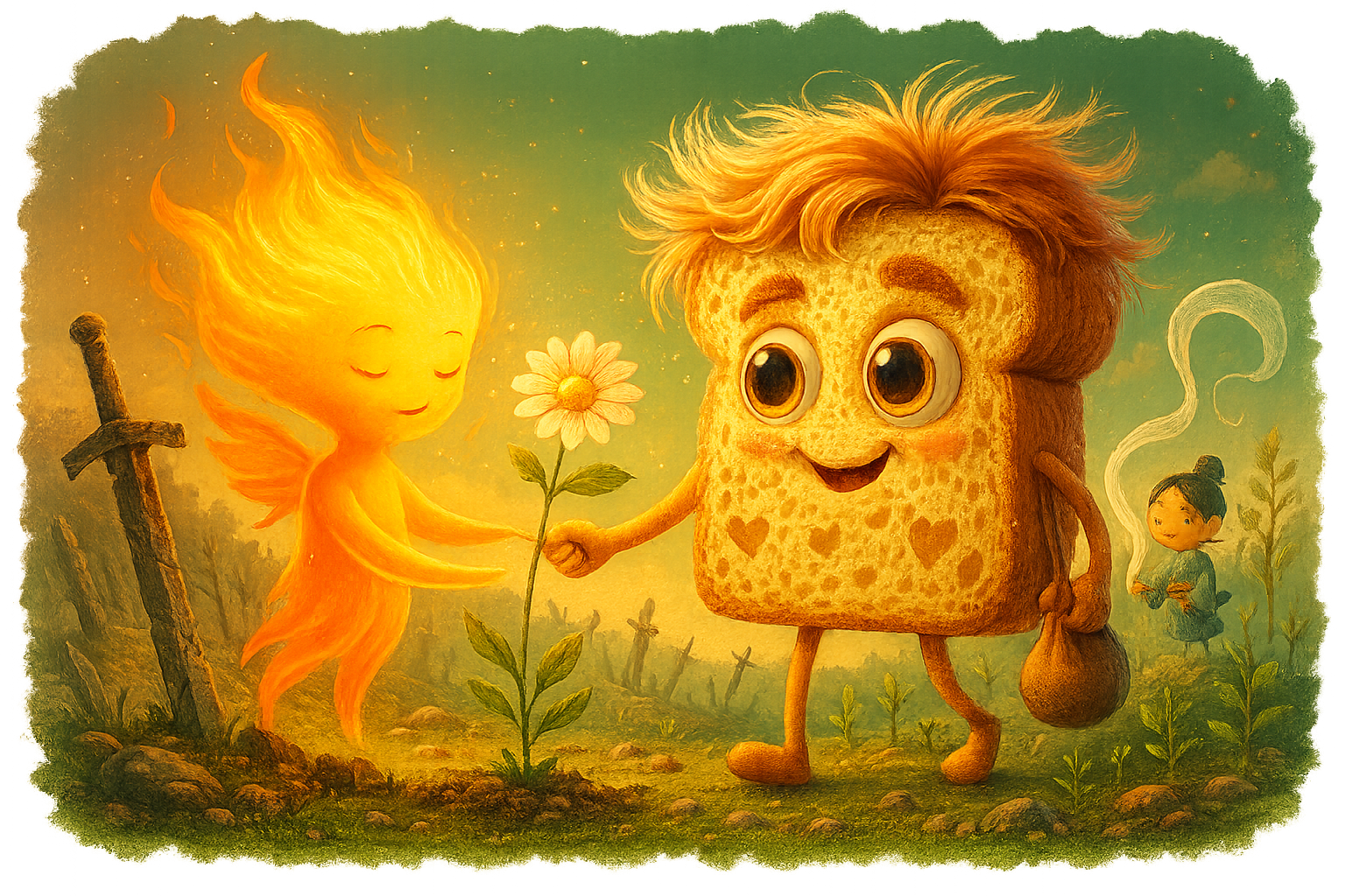 Illustration of Crumbelina and the Glow of Change