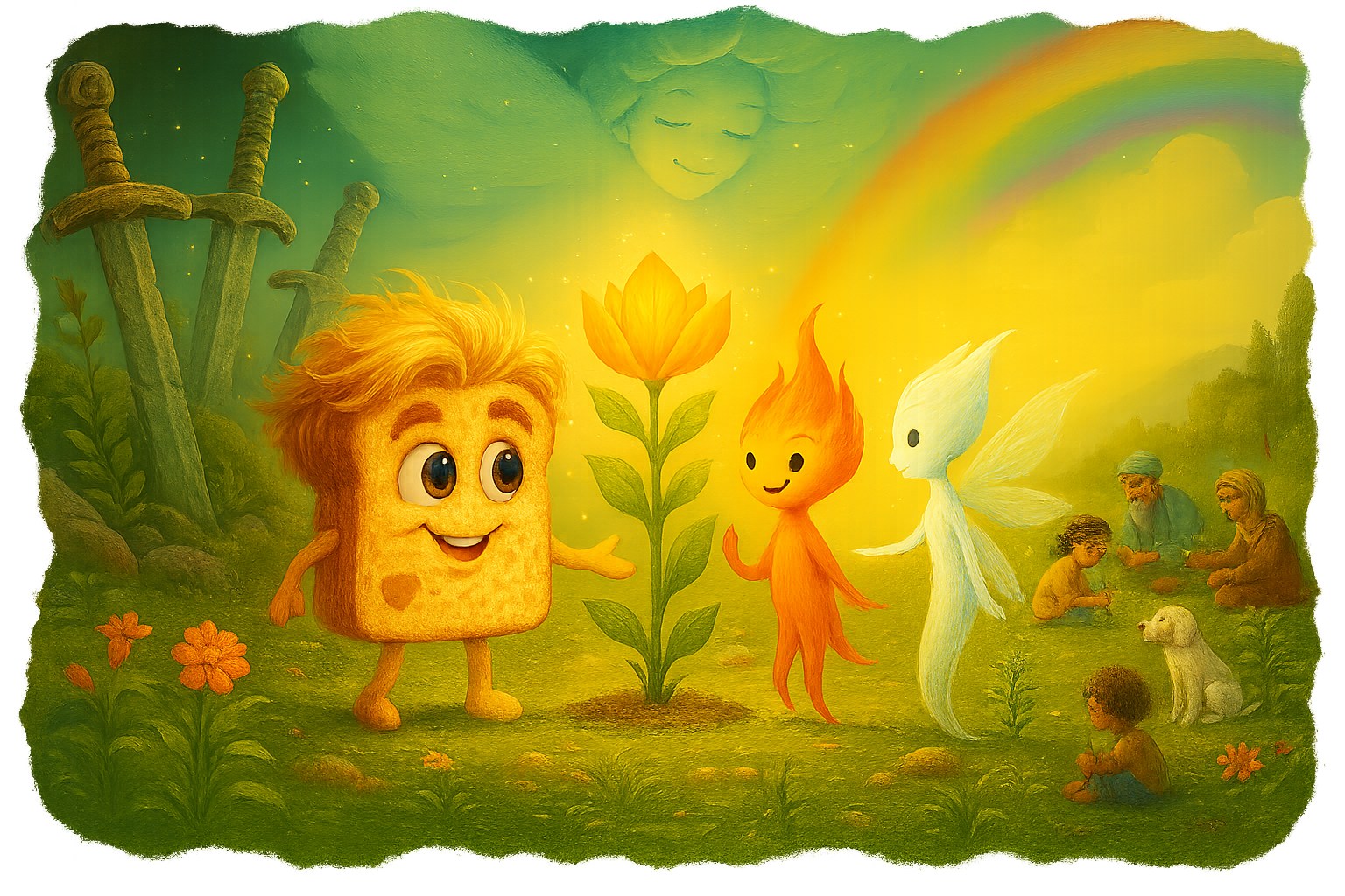 Illustration of Crumbelina and the Glow of Change